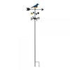 Our Bluebird Metal Weathervane Garden Stake is such a colorful and fun piece of garden yard art décor. A detailed 3-D, fully dimensional body, sculpture of a Cardinal, sitting on a black directional arrow, adorns the top of this weathervane. The bright and vibrant red colors and beautiful detailing are certainly eye catching.