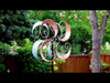 Our video will enable you to see the motion created with our Rotating Double Swirls Metal Kinetic Garden Stake Wind Spinner.