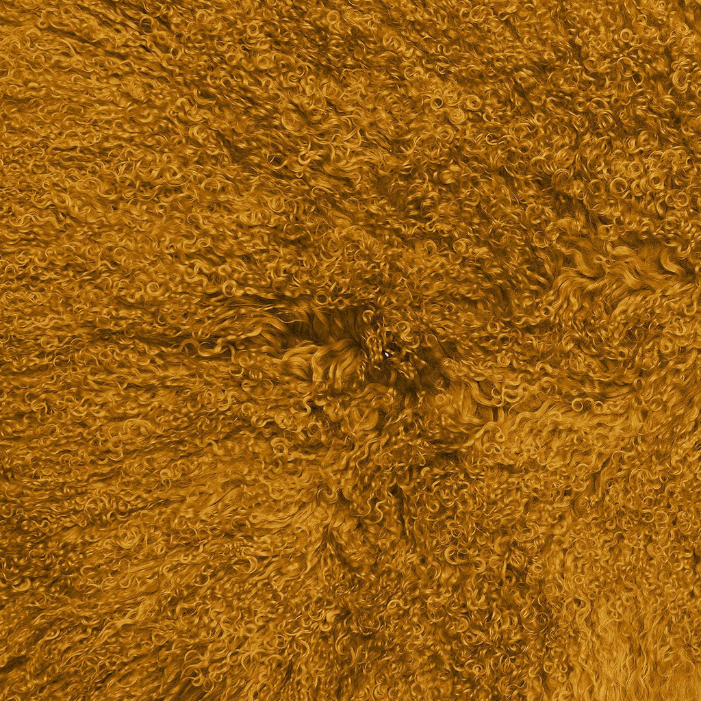 Tibetan/Mongolian Lamb Fur Stool – 18” (in 20+ colors) - inthegardenandmore.com