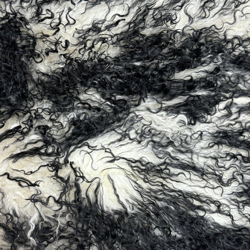 Tibetan/Mongolian Lamb Fur Stool – 18” (in 20+ colors) - inthegardenandmore.com