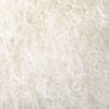 White colored Tibetan/Mongolian Lamb Fur Stool – 18” (in 20+ colors) - inthegardenandmore.com