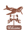 Add fun and function to your garden with our Airplane (Corsair) Rain Gauge Weathervane and Welcome Sign