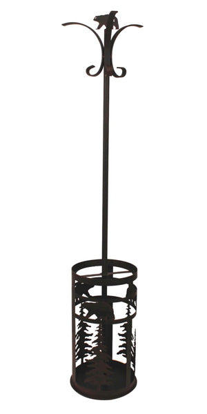 Add our Bear Rustic Lodge Décor Metal Umbrella Stand and Coat Rack to your entryway and collect coats and umbrellas all at one time