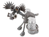 Our custom made to order Moose Recycled Scrap Metal Salt and Pepper Shaker Set will add fun and function to your table