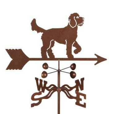 Create function and fun in your garden with our Golden Doodle Dog Rain Gauge Garden Stake Weathervane