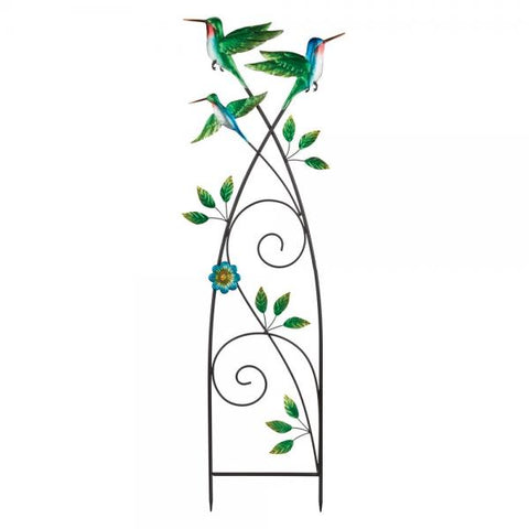 Our Hummingbird Decorative Metal Trellis Stakes will both support your plants while adding decorative garden décor accents to anywhere in your yard. 