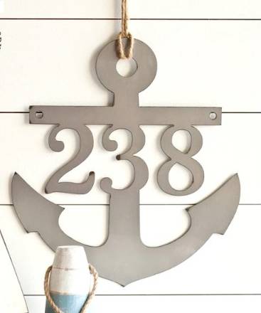 Coastal and Nautical Welcome/Address Signs - inthegardenandmore.com