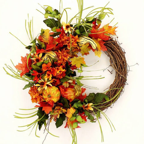 Festive Fall Wreaths - inthegardenandmore.com