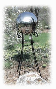 Gazing Globes and Pedestals - inthegardenandmore.com