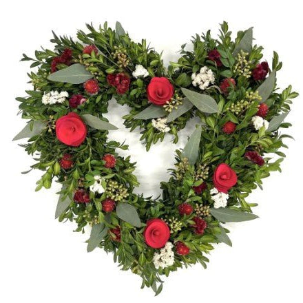 Heart Shaped Wreaths - inthegardenandmore.com