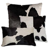 Our Black and White Cowhide Reversible Throw Pillows With Down Filled Insert are beautiful accent pillows for any room in your home are available in 22"x13 lumbar, 18" and 22" square sizes