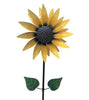 Bring color and charm to your outdoor space with this Bright Yellow Sunflower Kinetic Wind Spinner! It's guaranteed to mesmerize with its double-sided yellow petals that spin in opposite directions in the slightest breeze, plus the vibrant green leaves will add that extra pop of awesomeness. With the provided 3-prong in-ground stake, you can add a bit of mesmerizing movement to any area with ease - assembly required! This beauty is 48" tall and 15" in diameter, sunshine guaranteed!