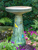 Our Butterflies Handcrafted Clay Birdbath Set is beautifully handcrafted and painted in the USA