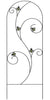 Our Decorative Metal Bee Garden Trellis is made of metal trellis is not only cute and colorful, it will hold your plants up in style and add a yard art decoration to your garden as well.  The arched top, black finish, and round metal rails create the timeless frame on this piece, while additional, curving and curling rods adorn the interior. Five metal bee figures rest within these interior rods, each with yellow stripes for a familiar and fun effect. Size is 24.375"W x 66"H.
