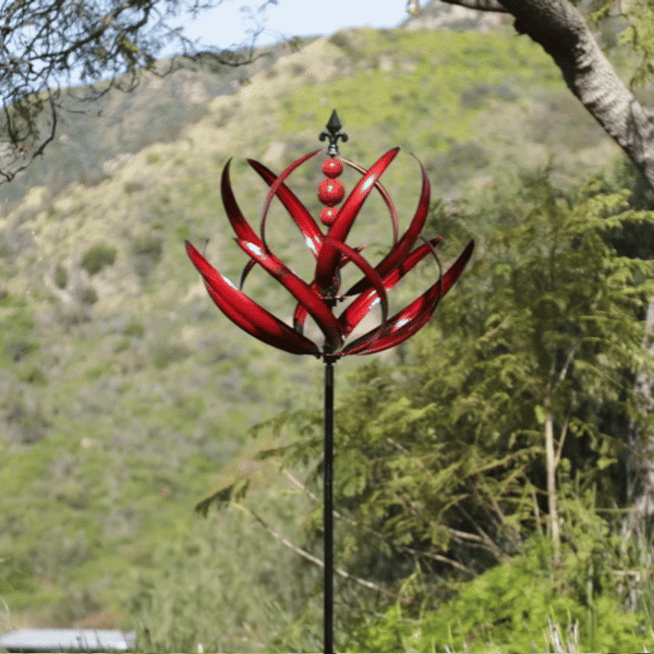 view of our wind spinner in motion