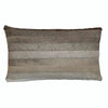 Our 22" x 18” Gradient Grey Cowhide Reversible Lumbar Throw Pillows With Down Filled Insert   are beautiful accent pillows for any room in your home