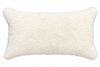 Our ivory colored New Zealand sheepskin pillow is soft and and cozy for any room in  your home. 