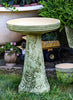 Our Mossy Fern Handcrafted Clay Birdbath Set is beautifully handcrafted and painted in the USA