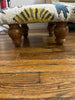 Our new natural wood leg color on our benches and stools.