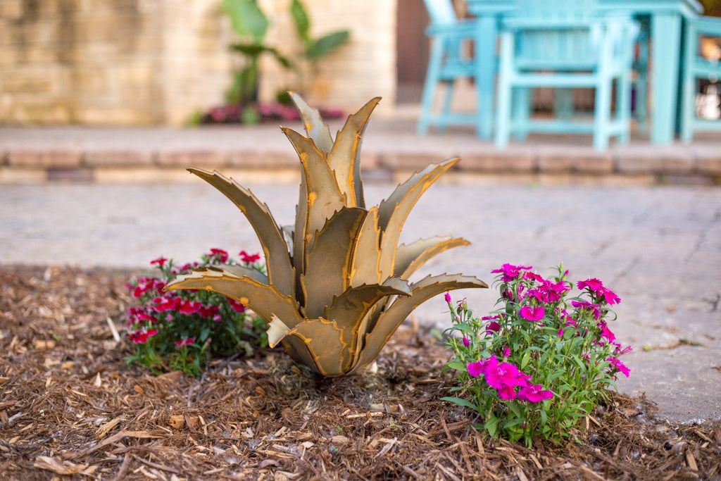 metal succulent yard art In the Garden and More | Americana Art Sculpture