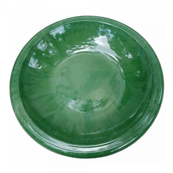 Azure Navy Blue Fiber Clay Replacement Birdbath Top - inthegardenandmore.com