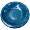 Azure Navy Blue Fiber Clay Replacement Birdbath Top - inthegardenandmore.com