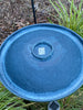 View of the bottom of the top of ourAzure Navy Blue Fiber Clay Replacement Top - inthegardenandmore.com