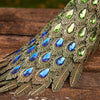 Bejeweled Peacock Bird Statuary for Garden (Set of 3)- inthegardenandmore.com
