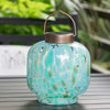 Cabin Solar Lantern 8" Handblown Glass - inthegardenandmore.com