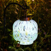 Cabin Solar Lantern 8" Handblown Glass - inthegardenandmore.com