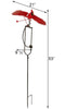 Cardinal Rocking and Flying Garden Stake Statuary - inthegardenandmore.com
