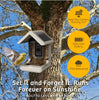 Chirpful Solar Powered Smart Birdfeeder with 4K Camera with AI Recognition System - inthegardenandmore.com