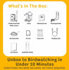 Chirpful Solar Powered Smart Birdfeeder with 4K Camera with AI Recognition System - inthegardenandmore.com