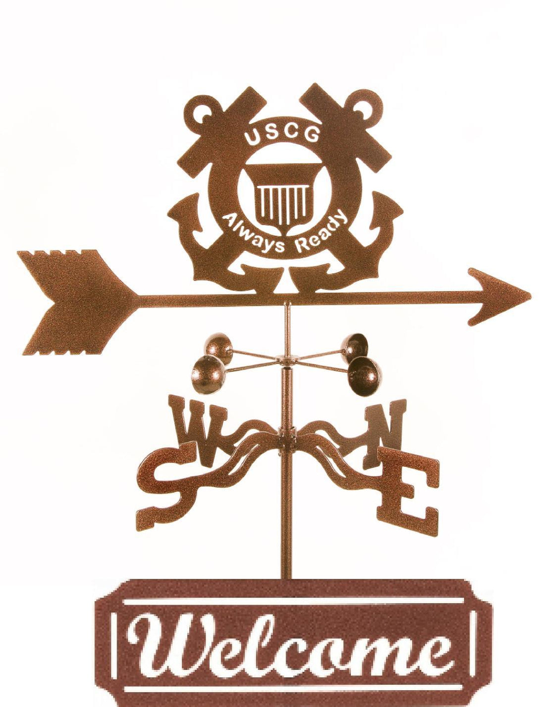 Rain Gauge Weathervane Welcome Signs