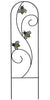 Decorative Metal Bee Garden Potted Plant Trellis, Black, 36"H - inthegardenandmore.com