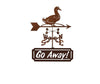 Draft Work Horse Rain Gauge Garden Stake Weathervane - inthegardenandmore.com