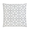 Embellished Ivory Velvet and Silver Embroidered Throw Pillows - inthegardenandmore.com