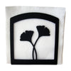 Ginko Leaf Handcrafted Wrought Iron Napkin Holders – Made in the USA - inthegardenandmore.com