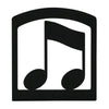 Music Note Handcrafted Wrought Iron Napkin Holders – Made in the USA - inthegardenandmore.com