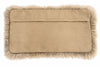 New Zealand Sheepskin Lumbar Throw Pillows – 12" x 20" - inthegardenandmore.com