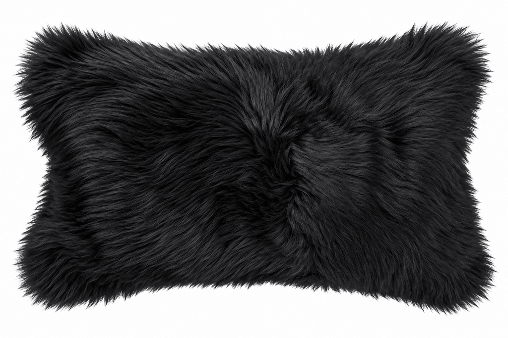New Zealand Sheepskin Lumbar Throw Pillows – 12" x 20" - inthegardenandmore.com