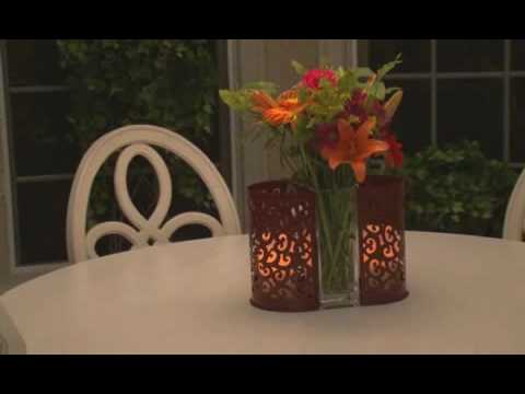 Let our video present to you the uses of these amazing sconces.Our Rusty Red Etched Metal Indoor/Outdoor Wall Sconce Lanterns with Flameless Candles are sold as a set of 2. They can be used individually or together to light up a space that reflects and creates interesting patterns with light and shadows