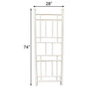 Pristine White Geometric Vinyl Trellis - 74" – Made in the USA - inthegardenandmore.com
