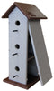Recycled Plastic Lumber Triple Wren Songbird House – Vertical – Amish Made in the USA - inthegardenandmore.com
