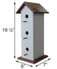Recycled Plastic Lumber Triple Wren Songbird House – Vertical – Amish Made in the USA - inthegardenandmore.com