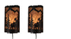 Rustic Elk Panel Wall Sconce - inthegardenandmore.com
