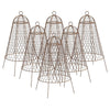 Rustic Wire Garden Plant Cloches, 20" tall, Pack of 6 - inthegardenandmore.com