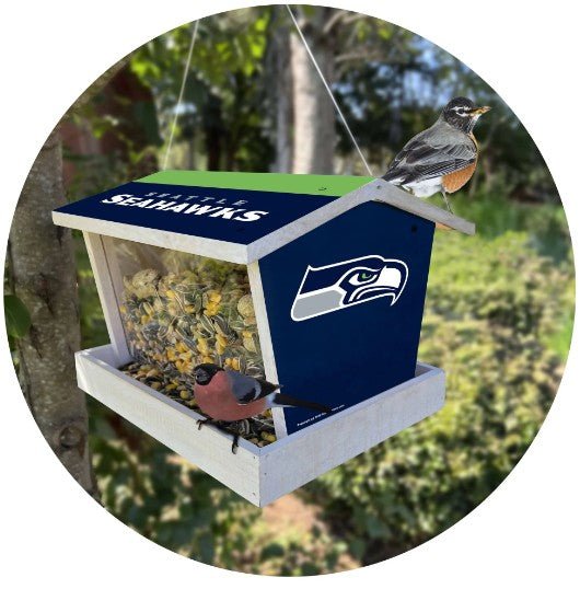 Seattle Seahawks Bird Feeder - inthegardenandmore.com