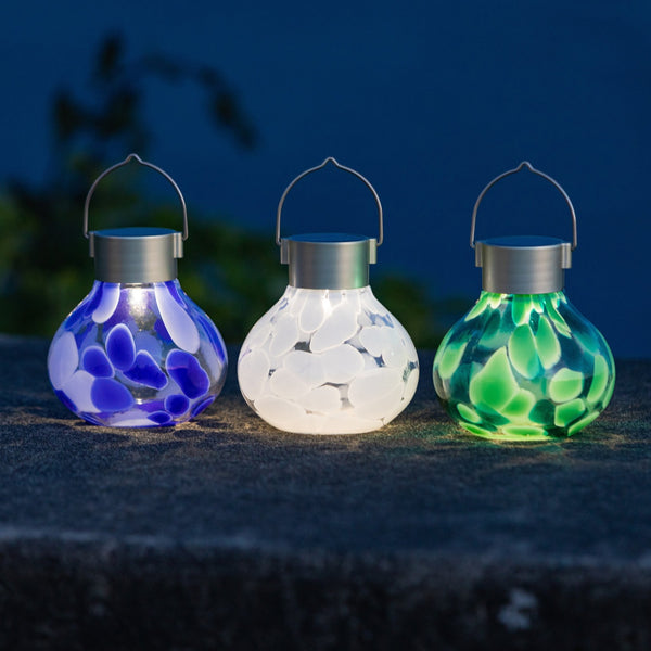 Solar Tea Lantern Multi - Colored 3 - pack - inthegardenandmore.com