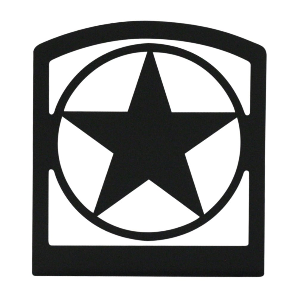 Texas Star With Ring Handcrafted Wrought Iron Napkin Holders – Made in the USA - inthegardenandmore.com